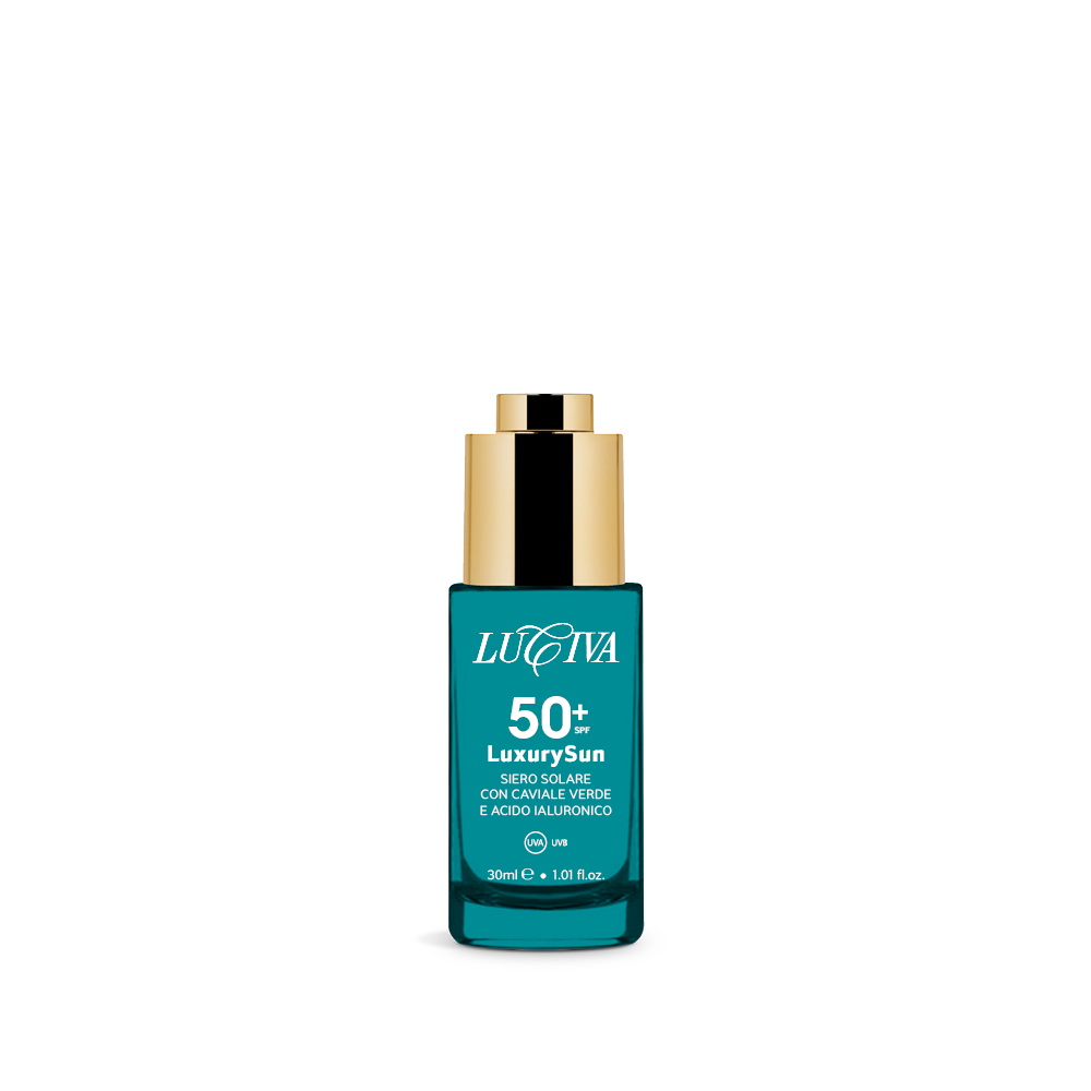 Luxury Sun - Siero solare con caviale verde ed acido ialuronico
